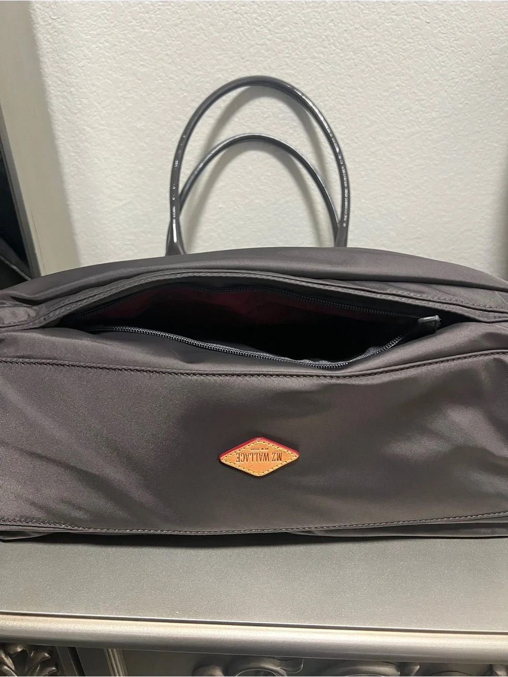 NWT MZ Wallace Large Gramercy Satchel in Magnet Air